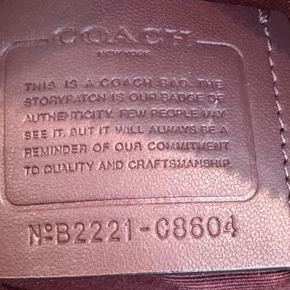 Coach Mini Signature Red Backpack-Authentic - Picture 14 of 16